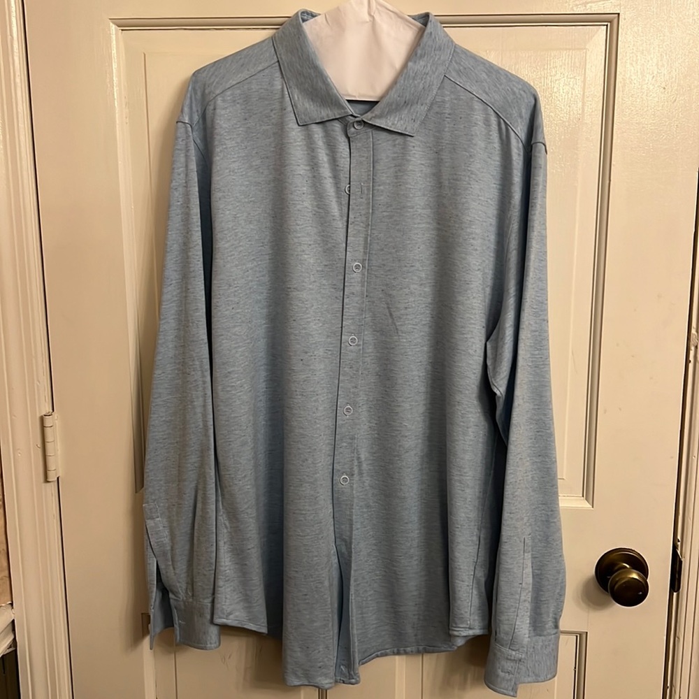 Bugatchi Long Sleeve Collar Shirt size XL